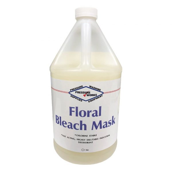 Floral Bleach Mask for pressure washing by Pressure Works