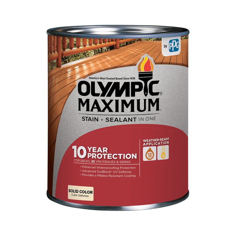 Olympic Maximum Solid Color Stain & Sealant | Pressure Works