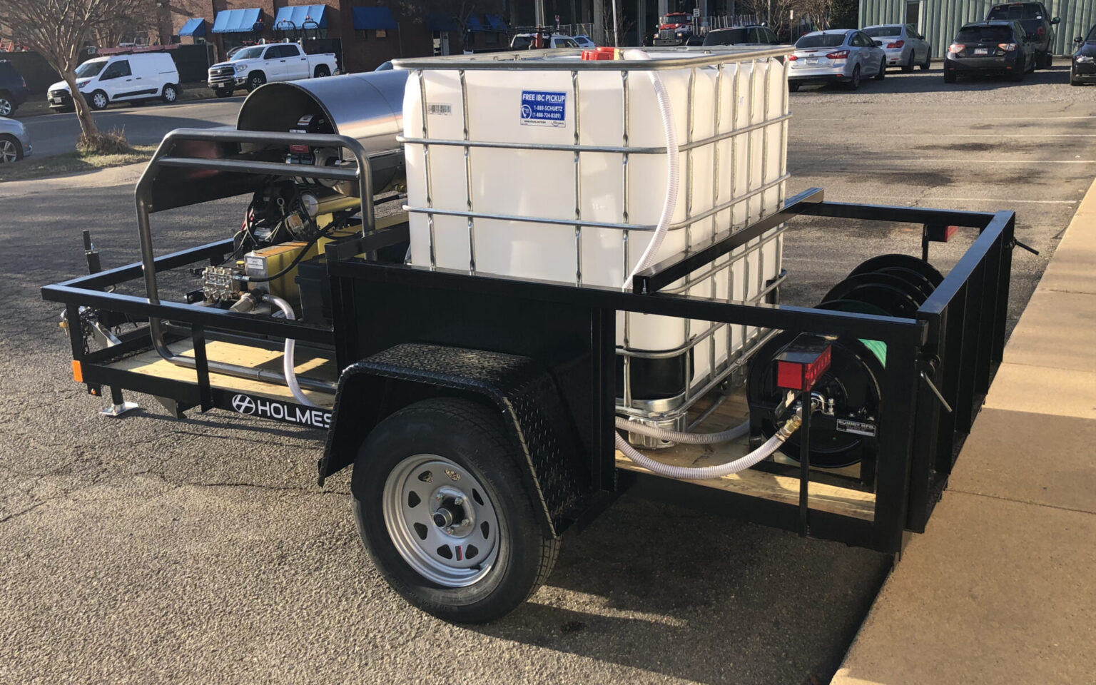 Custom Pressure Washing Trailer Pressure Works